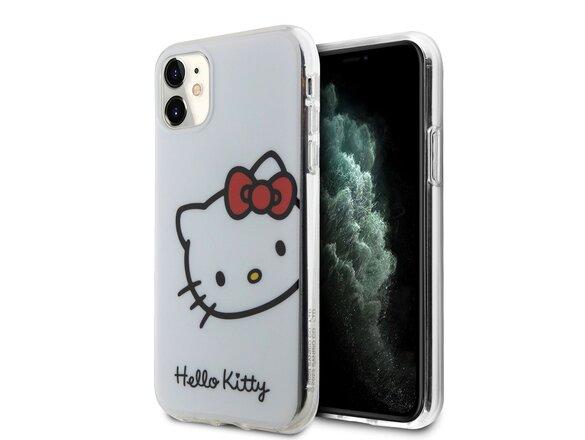 obrazok z galerie Hello Kitty IML Head Logo Zadní Kryt pro iPhone 11 White