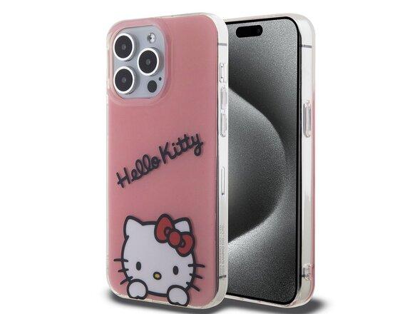 obrazok z galerie Hello Kitty IML Daydreaming Logo Zadní Kryt pro iPhone 15 Pro Max Pink