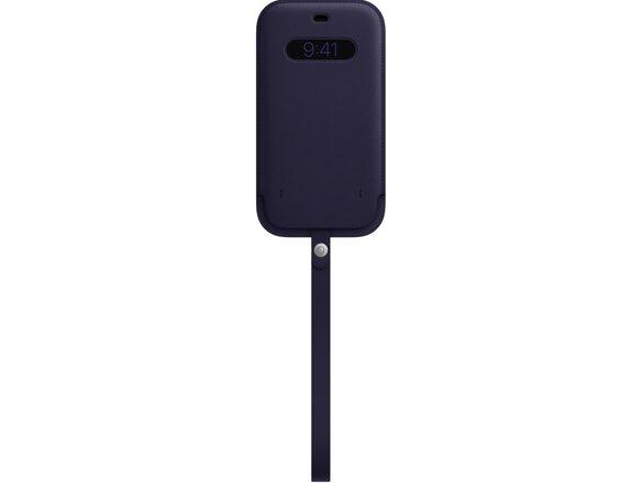 obrazok z galerie MK0D3FE/A Apple Leather Sleeve Kryt vč. MagSafe pro iPhone 12 Pro Max Deep Violet