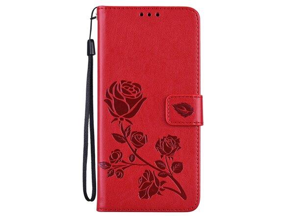 obrazok z galerie Puzdro Rose Book Samsung Galaxy A14 4G/5G - červené
