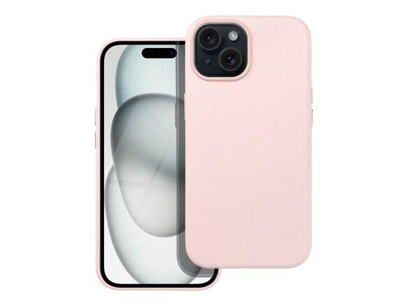 obrazok z galerie Puzdro Leather Magsafe iPhone 15 - ružové