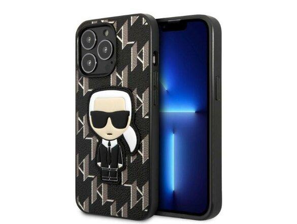 obrazok z galerie Karl Lagerfeld case for iPhone 13 Pro KLHCP13LPMNIKBK black hard case Monogram Iconic Karl