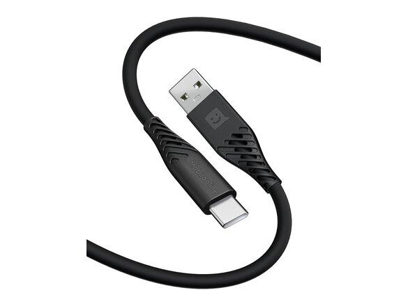obrazok z galerie EKO KÁBEL Silikon USB/USB-C 1,2 M 60W Čierna
