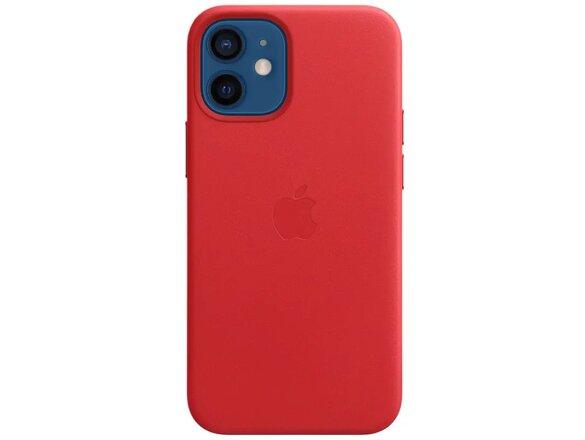 obrazok z galerie MHK73ZM/A Apple Kožený Kryt vč. MagSafe pro iPhone 12 mini Red