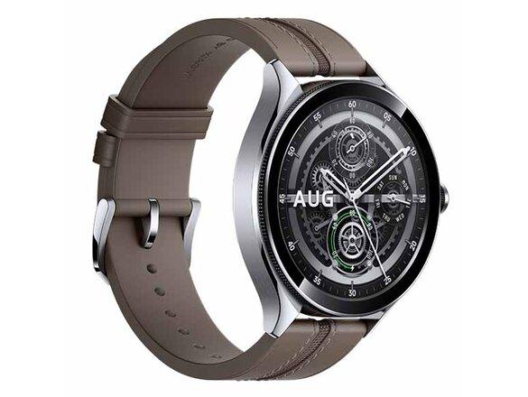 obrazok z galerie Xiaomi Watch 2 Pro - 4G LTE Silver Case with Brown Leather Strap