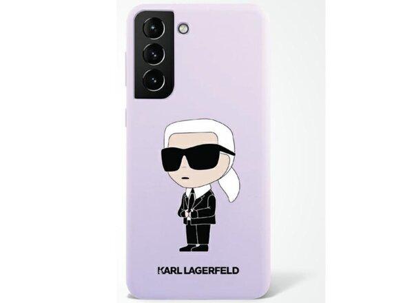 obrazok z galerie Puzdro Karl Lagerfeld Samsung Galaxy S23 Plus KLHCS23MSNIKBCU purple hardcase Silicone Ikonik