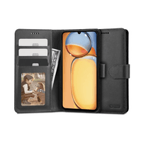 Puzdro Tech-Protect Wallet Book Xiaomi Redmi 13C/Poco C65 - čierne
