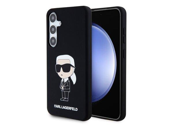 obrazok z galerie Karl Lagerfeld Liquid Silicone Ikonik NFT Zadní Kryt pro Samsung Galaxy S24+ Black