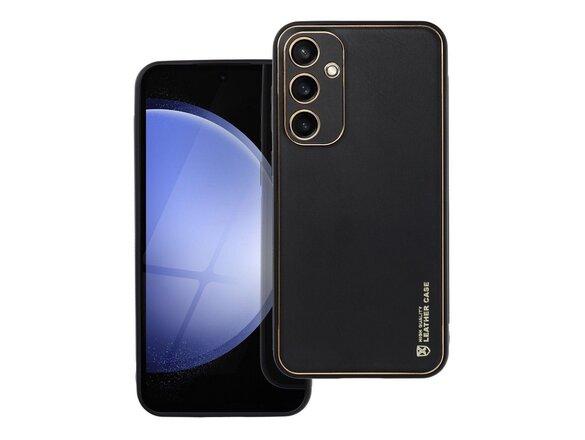 obrazok z galerie Puzdro Leather TPU Samsung Galaxy S23 FE - čierne