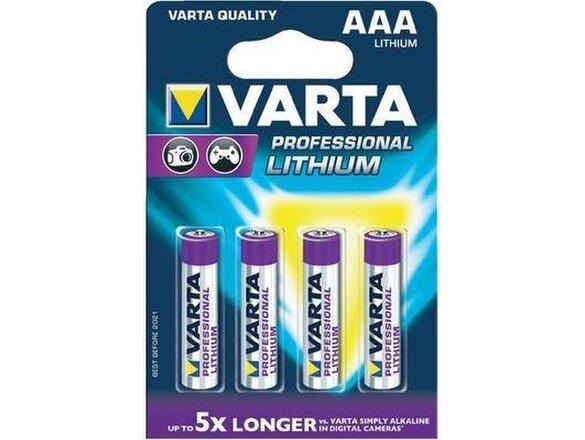 obrazok z galerie Varta Ultra Lithium AAA Baterie 4ks