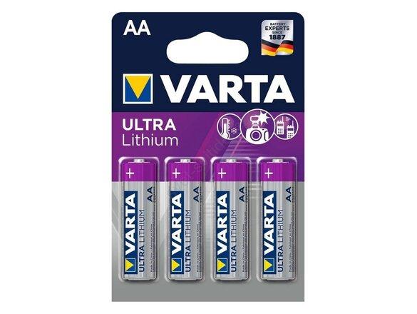 obrazok z galerie Varta Ultra Lithium AA Baterie 4ks
