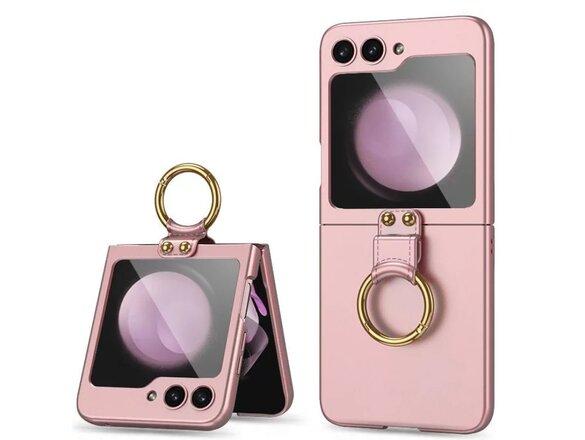 obrazok z galerie Puzdro Tech-Protect Icon Ring Samsung Galaxy Z Flip 5 - ružovo-zlaté