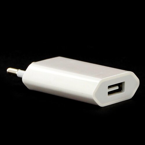 Nabíjací adaptér pre iPhone A1400/MD813ZM/A OEM USB 5W Biely (Bulk)