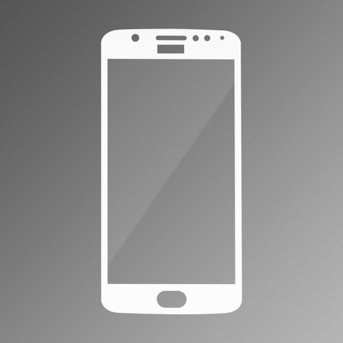 Ochranné sklo Q 9H Motorola Moto E4 celotvárové - biele