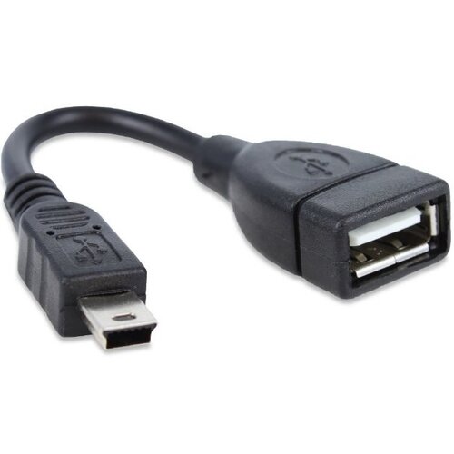 E-shop Adaptér OTG USB AF/Mini BM Čierny (Bulk)