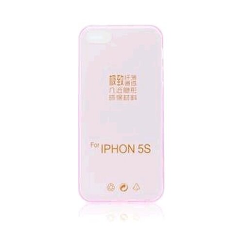 GUMENÉ ULTRA tenké (0,3mm) puzdro určené na iPHONE 5/5S/SE ružové