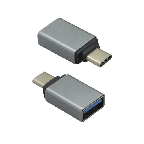 Adaptér Metal OTG USB-C/USB Čierny