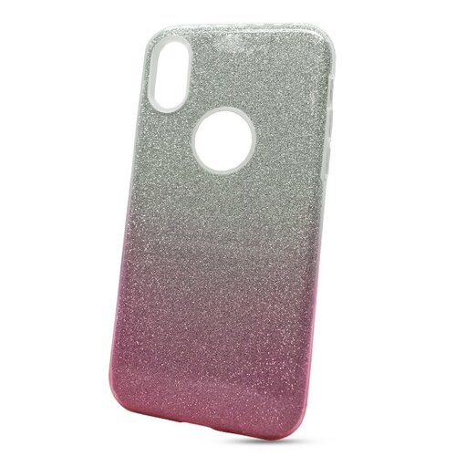 E-shop Puzdro 3in1 Shimmer TPU iPhone X/Xs - strieborno-ružové*