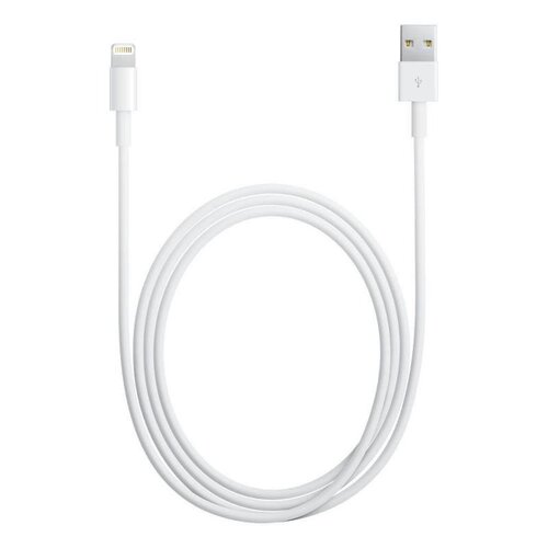 MD819 iPhone 5 Lightning Datový Kabel White 2m (OOB Bulk)