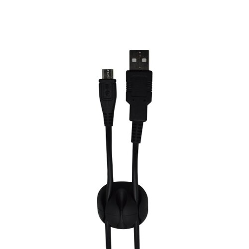 Dátový kábel plochý Apple Lightning, čierny, 1m, 2.4A, USB 2.0