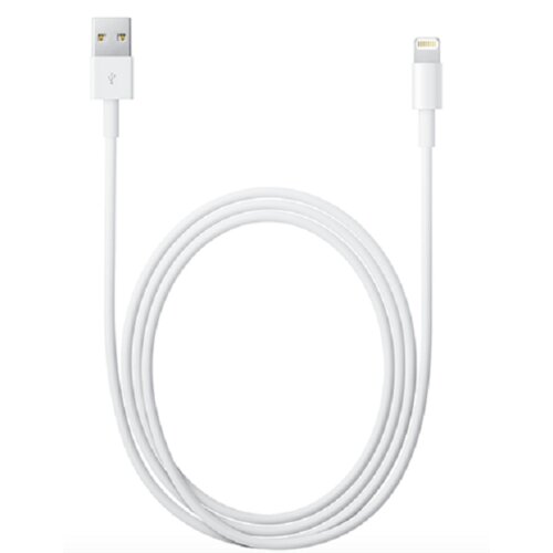 Dátový kábel iPhone 5 Lightning OEM Biely (Bulk)