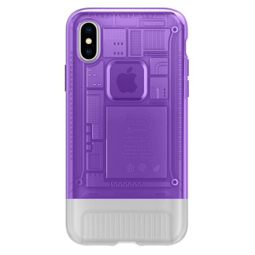 Puzdro Spigen Classic C1 iPhone X/XS Purple (EU Blister)