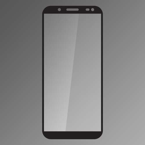 Ochranné sklo Samsung Galaxy J6 J600 2018 čierne, fullcover 0.33mm Qsklo
