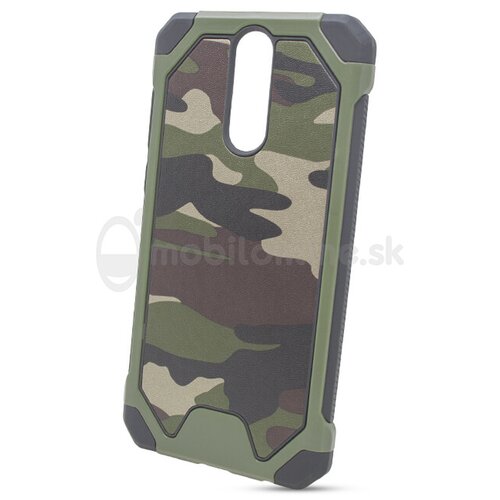 Puzdro Camouflage Army TPU Hard Huawei Mate 10 Lite - zelené