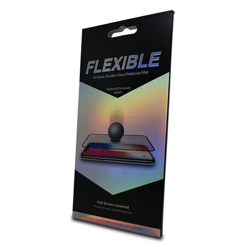 E-shop Ochranné sklo Flexi Nano 5D iPhone Xs Max/11 Pro Max (6.5) celotvárové - čierne