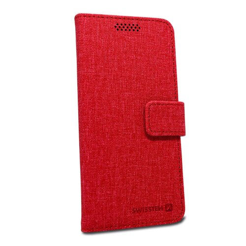 E-shop Puzdro Swissten Libro Uni Book veľkosť XL - červené (158 x 80mm)