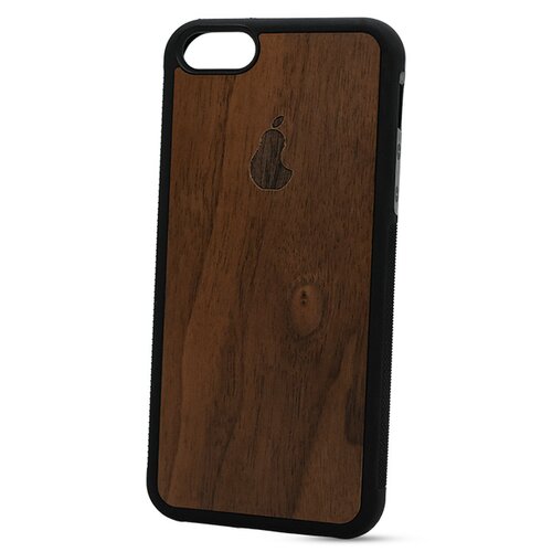 Puzdro Authentic Wood iPhone 5/5s/SE Hruška - orech