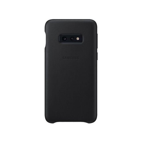 E-shop EF-VG970LBE Samsung Leather Cover Black pro G970 Galaxy S10e (EU Blister)