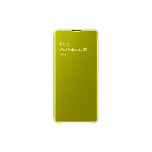 E-shop EF-ZG970CYE Samsung Clear View Cover Yellow pro G970 Galaxy S10e (EU Blister)