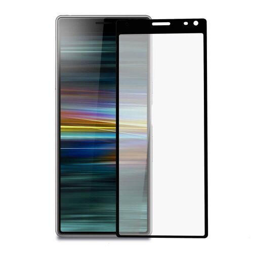 E-shop Ochranné sklo My Screen Lite Edge 9H Sony Xperia 10 celotvárové (full glue) - čierne