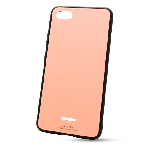E-shop Puzdro Glass Hard TPU Xiaomi Redmi 6A - ružové