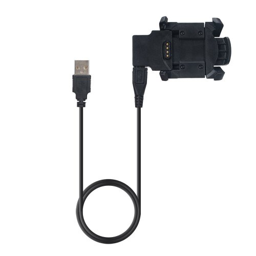 Tactical USB Nabíjací a dátový kábel pre Garmin Fenix 3 Čierny