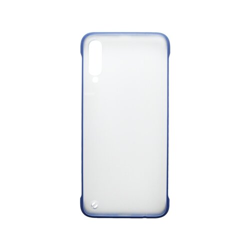 Plastové puzdro Frameless Samsung Galaxy A70 tmavomodré