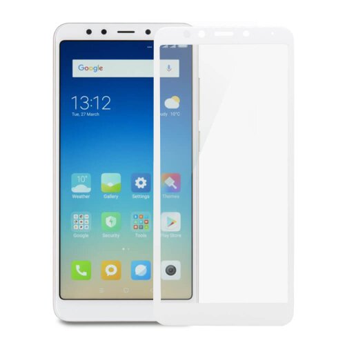 Ochranné sklo NoName Glass 5D 9 H (Full Glue) Xiaomi Redmi 5 - biele