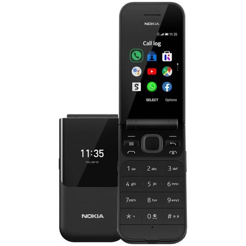 Nokia 2720 Dual SIM, Čierna