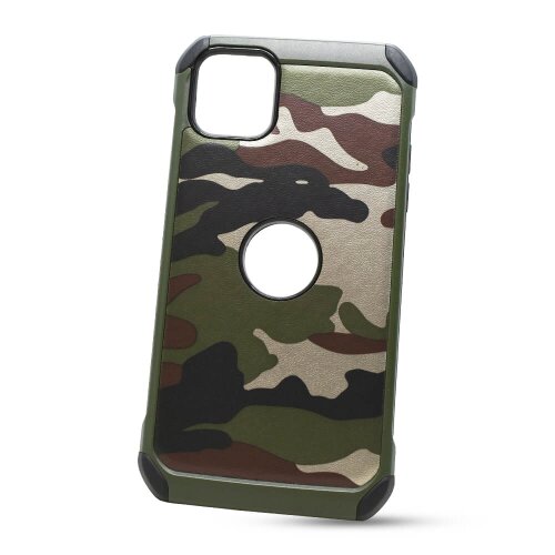 Puzdro Camouflage Army TPU Hard iPhone 11 Pro Max (6.5) - zelené