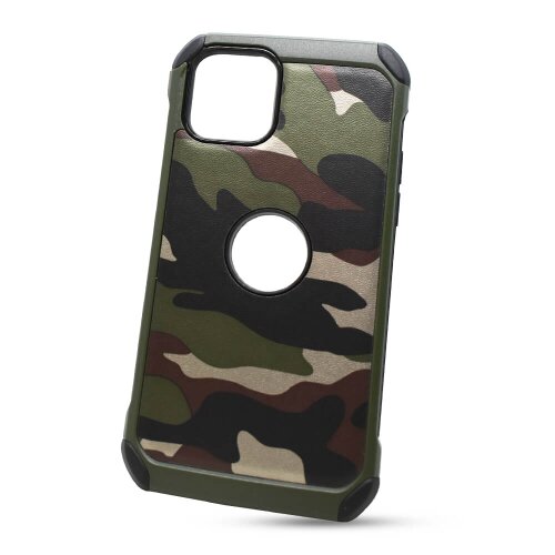 Puzdro Camouflage Army TPU Hard iPhone 11 Pro (5.8) - zelené