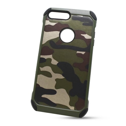 Puzdro Camouflage Army TPU Hard iPhone 7 Plus/8 Plus - zelené