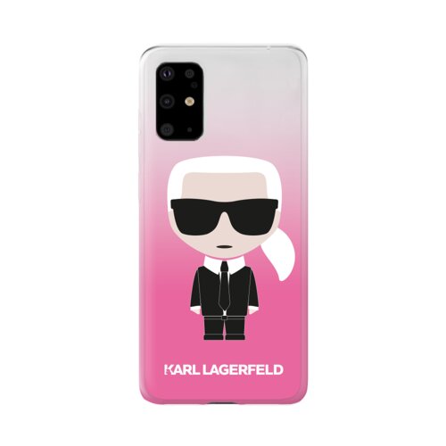 Puzdro Karl Lagerfeld pre Samsung Galaxy S20+ KLHCS67TRDFKPI silikónové, ružové