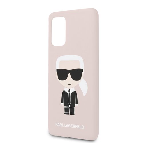Puzdro Karl Lagerfeld pre Samsung Galaxy S20+ KLHCS67SLFKPI silikónové, ružové