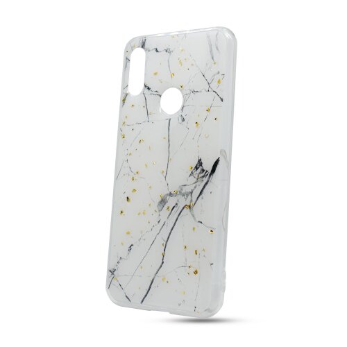 Puzdro Forcell Marble TPU Huawei Y6s 2019/Honor 8A - biele