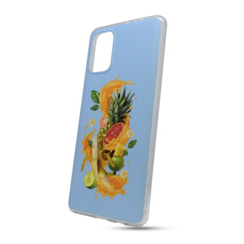Puzdro Fruit TPU Samsung Galaxy A71 A715 - modré