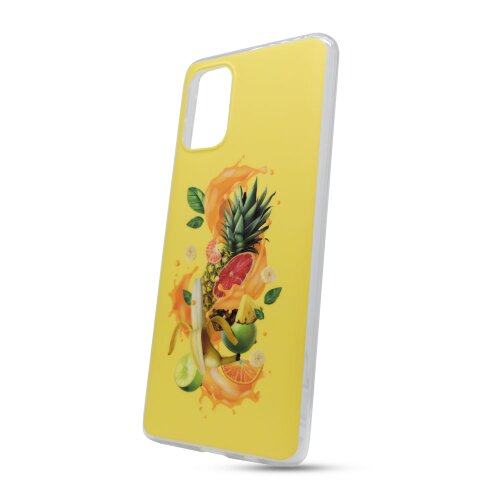 Puzdro Fruit TPU Samsung Galaxy A71 A715 - žlté