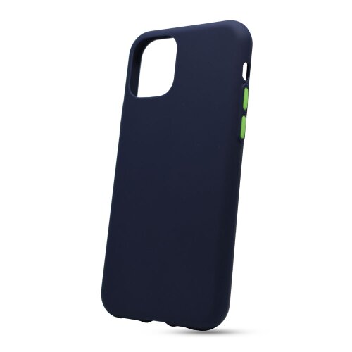 E-shop Puzdro Solid Silicone TPU iPhone 11 Pro (5.8) - tmavo modré