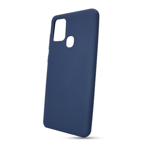 E-shop Puzdro Solid Silicone TPU Samsung Galaxy A21s A217 - tmavo modré