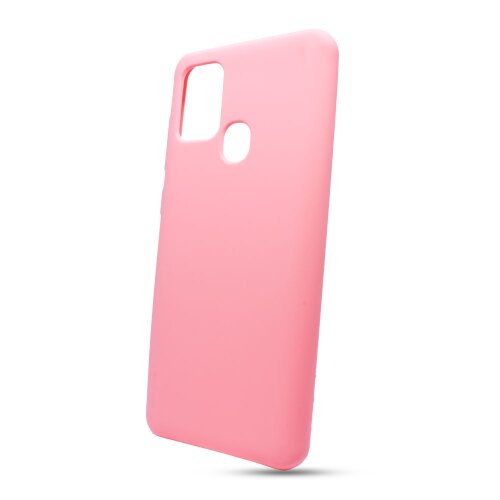 E-shop Puzdro Solid Silicone TPU Samsung Galaxy A21s A217 - svetlo ružové